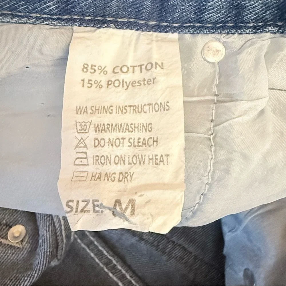 Rork Reutual Blue Relaxed Men‎ Jeans 31x 27.5 wide leg